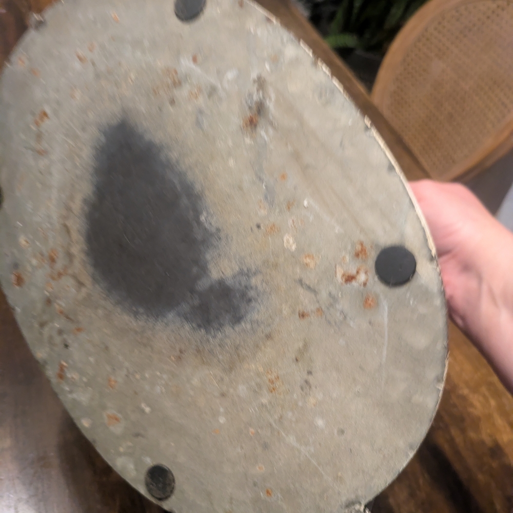Rustic Two-Tier Metal Tray - Picture 3 of 7
